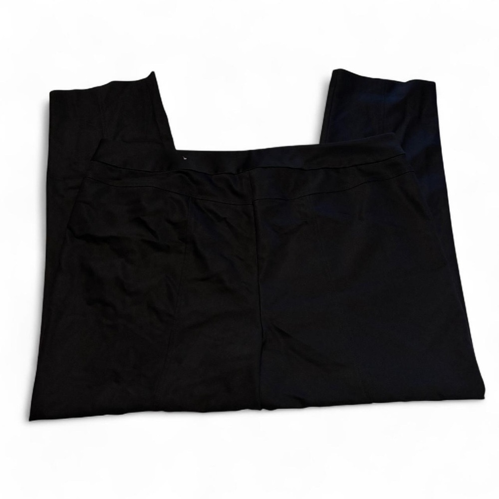Chico’s So Slimming Pants 3 Ankle Black Stretch Cotton Blend Trousers Workwear - Picture 4 of 7